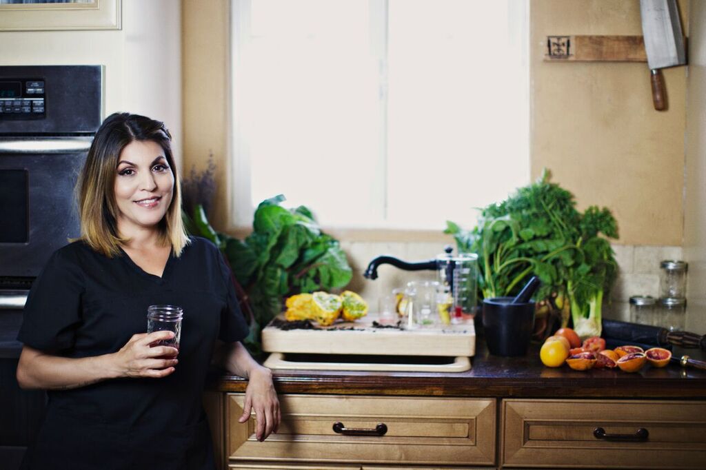Chef Denise Portillo in her kitchen